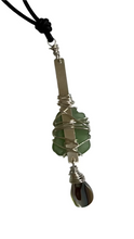 Load image into Gallery viewer, Sea Glass & Abalone Necklace
