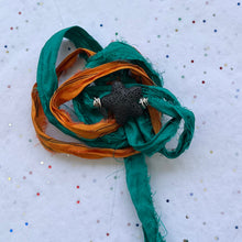 Load image into Gallery viewer, Star Lava Sari Silk Wrap Bracelet