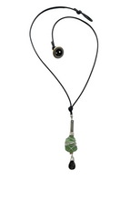 Load image into Gallery viewer, Sea Glass & Abalone Necklace