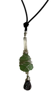 Load image into Gallery viewer, Sea Glass & Abalone Necklace