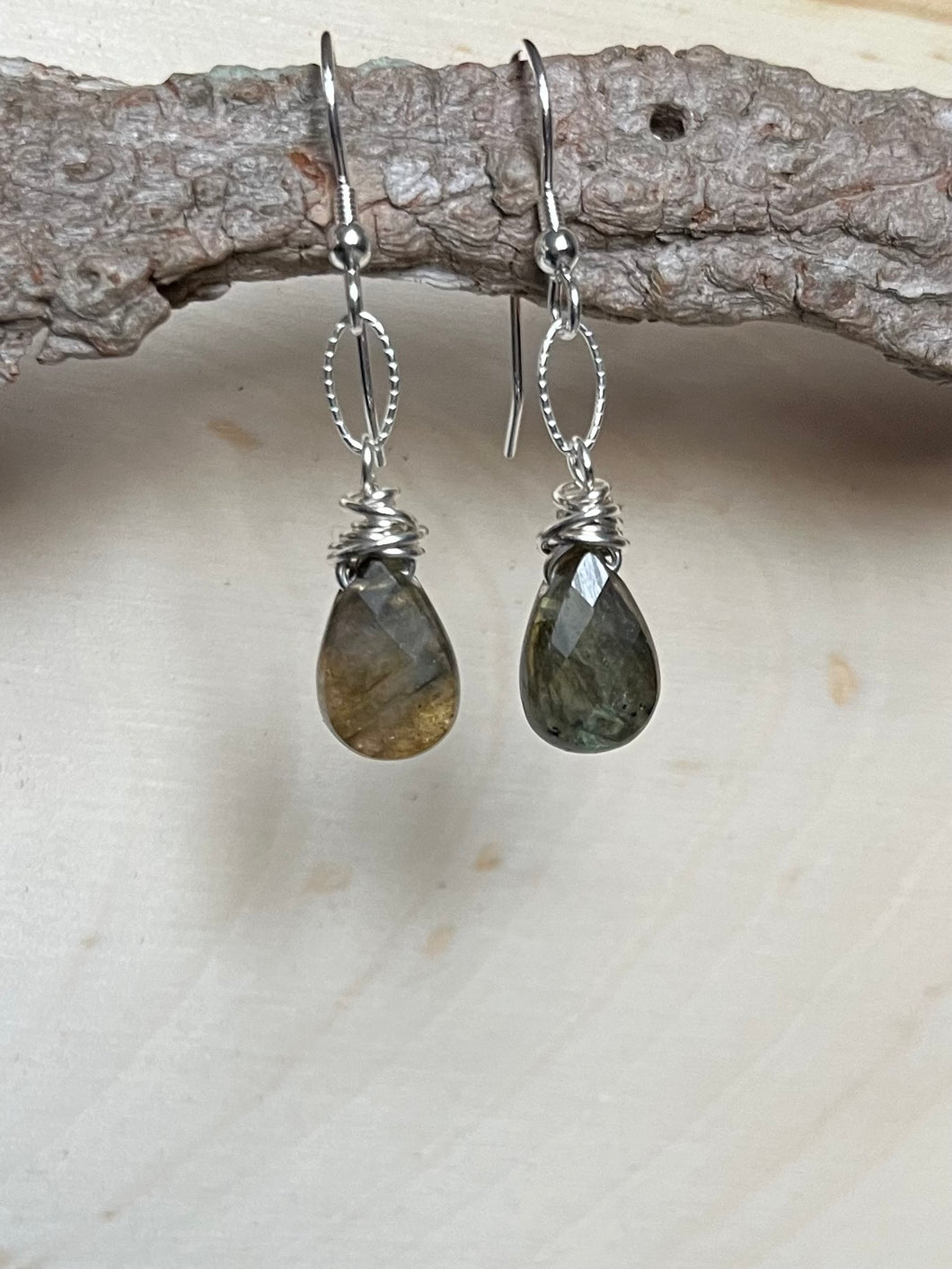 Labradorite Dangle Earrings