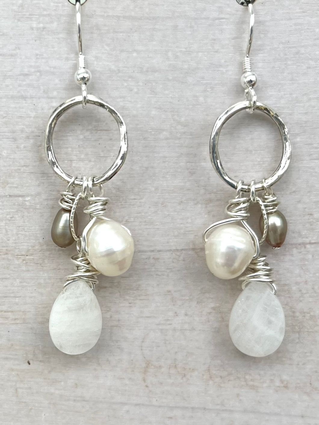 McKenzie Moonstone Earrings