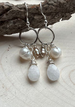 Load image into Gallery viewer, McKenzie Moonstone Earrings