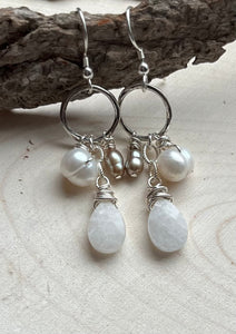 McKenzie Moonstone Earrings