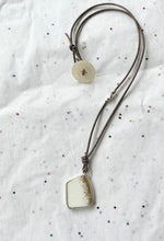 Load image into Gallery viewer, Vintage Bone Chine White &amp; Gold Necklace