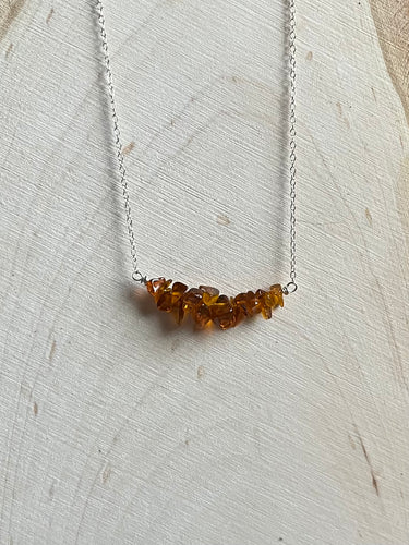 Amber Chip Necklace