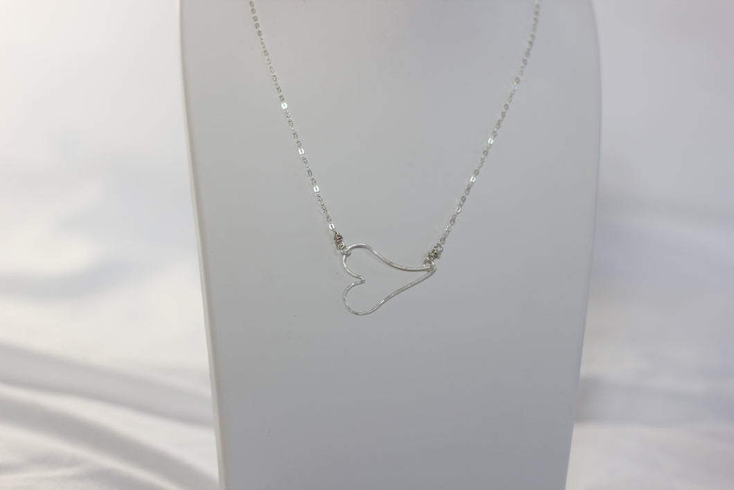 Sterling Silver Heart Necklace (#2)