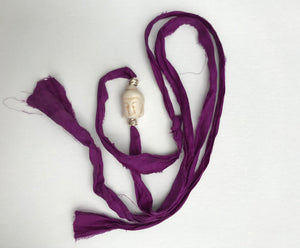 Buddha Sari Silk Wrap Bracelet