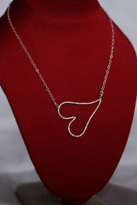 Sterling Silver Heart Necklace (#4)